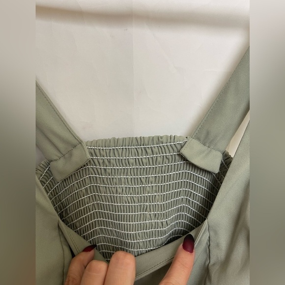 Show Me Your Mumu Ruffle Smocked Claire Midi Bridesmaid Dress - D43 - Picture 4 of 6